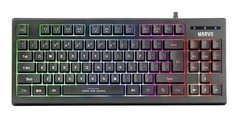 Teclado Gamer Marvo K607 Membrana Tkl Rainbow Pc Usb