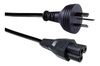 Cable Alimentación Power Tipo Trebol P/notebook 1.8m
