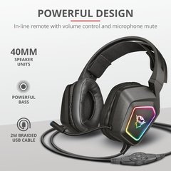 Auriculares Gamer Gxt 450 Blizz Usb Audio 7.1 Rgb Pc - tienda online