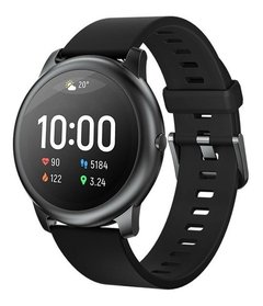 Smartwatch Haylou Solar 1.28 Caja 45.3mm De Pc Y Abs, Malla Negra De Silicona Ls05