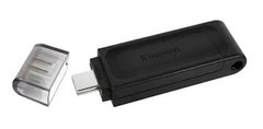 Pendrive 64gb Kingston Tipo C Dt70 Usb 3.2 Negro