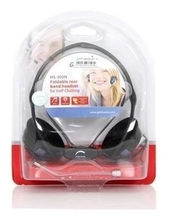 Auricular Genius C/mic Y Vincha Posterior Negro Hs-300n - tienda online