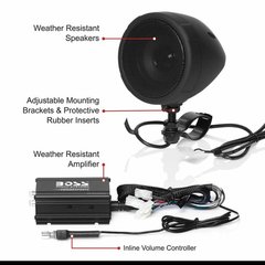 Parlante Moto 3 ´´ Boss Mcbk420b 600w Black Gtía. Factura en internet