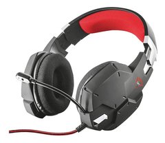 Auriculares Trust Carus Negro Y Rojo