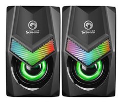 Parlantes Pc Marvo 2.0 Sg118 Scorpion Gamer Led Usb - comprar online