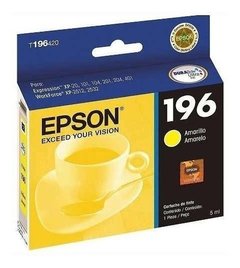 Cartucho De Tinta Epson 196 Amarillo Xp-201 Xp-401 - tienda online