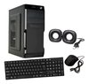 Gabinete Kit Cromax 2801 Teclado Mouse Parlantes 600w