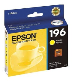Cartucho De Tinta Epson 196 Amarillo Xp-201 Xp-401 - CYBER PLUS