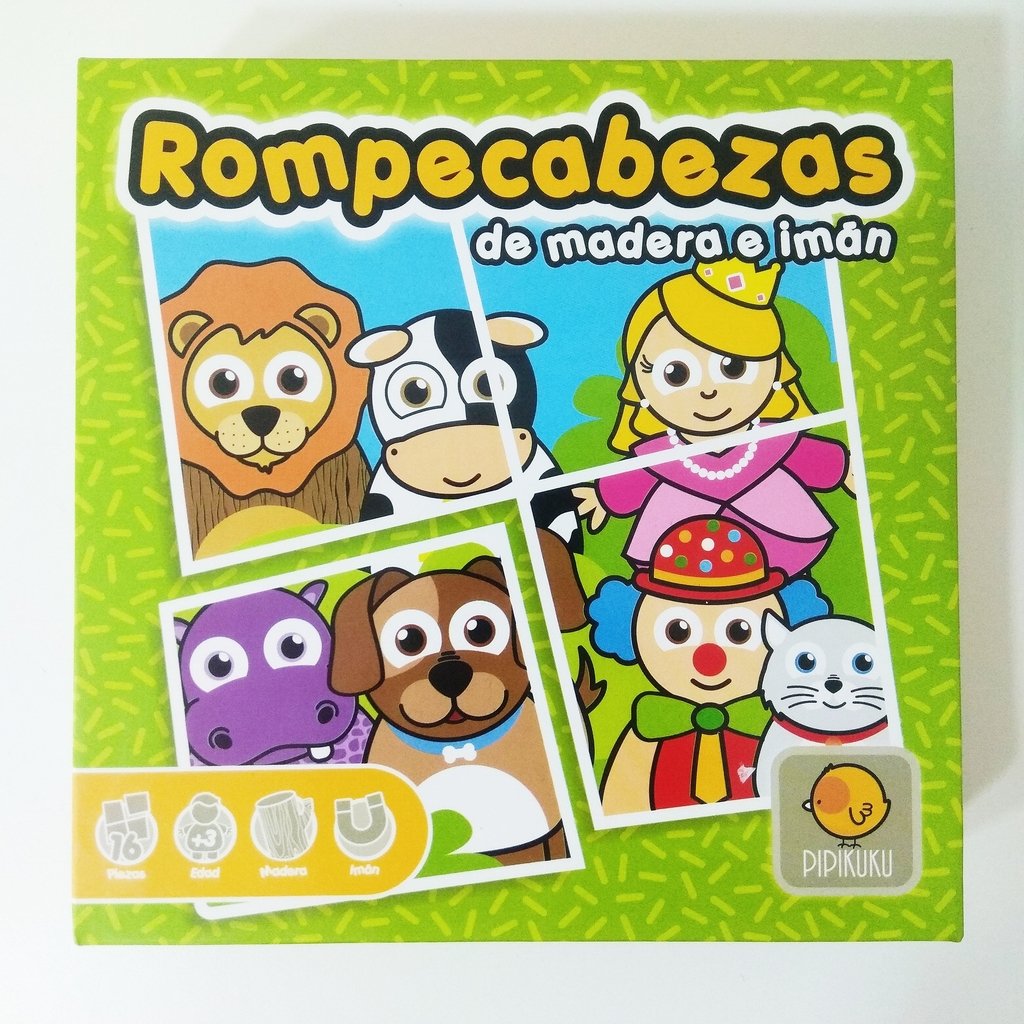 Rompecabezas De Madera De Animales Montessori Aprendizaje De Juguetes
