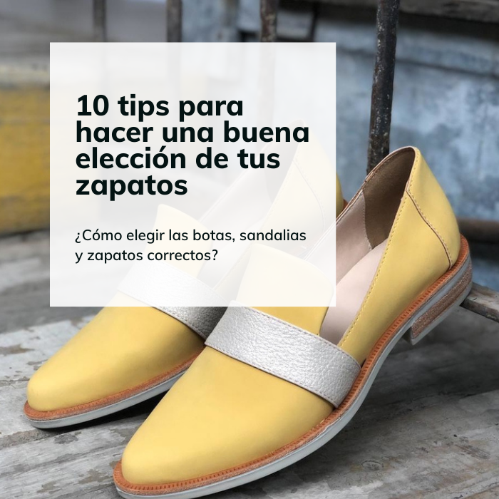 10 Tips para elegir zapatos cómodos