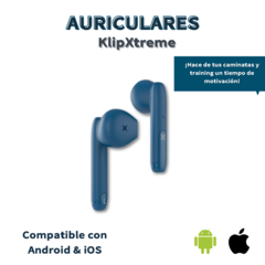 Auriculares KlipXtreme TwinTouch Azules - comprar online