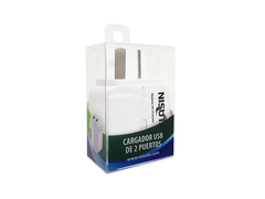 Cargador Nisuta de celular con 2 puertos USB de 2.4A en internet