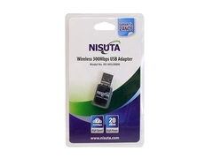 Antena Wifi Placa Usb Nisuta Nano 300mbps Norma N Ns-wiu300n