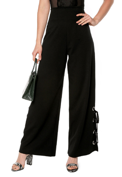 PANTALÓN PALAZZO OJALETES REF.625 - comprar online