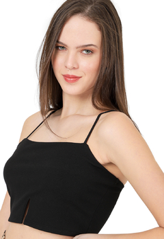 TOP DISEÑO NEGRO FRANCY LEON - tienda online