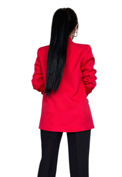 Imagen de BLAZER ROJO FRANCY LEON MANGA RECOGIDA