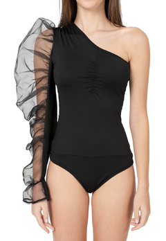 BODY CORTE ROMANO MANGA ORGANZA FRANCY LEON REF. 685 - tienda online