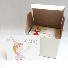 Tarjetas con nombre - Amapola