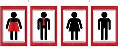 Stickers set de baño y carteles - comprar online
