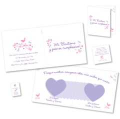 invitaciones  circo corazones guirnaldas animales animalitos primer añito año bautismo cumpleaños agenda calendario hija hijo circo acróbatas tarjeta original acordeón casamiento tarjetas fotos historias amor quince años cards invitation chocolatines choc