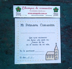 invitaciones comunión communion tarjetas fotos historias amor quince años cards invitation chocolatines chocolates souvenirs masiva iguales completar
