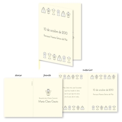 invitaciones comunión communion tarjetas fotos historias amor quince años cards invitation chocolatines chocolates souvenirs golosinas