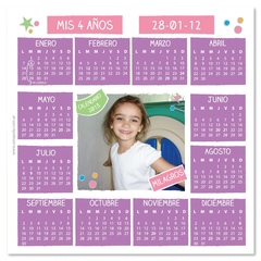 invitaciones primer añito año bautismo cumpleaños agenda calendario hija hijo circo acróbatas tarjeta original acordeón casamiento tarjetas fotos historias amor quince años cards invitation chocolatines chocolates souvenirs golosinas imán imanes calendari