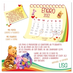 invitaciones primer añito año bautismo cumpleaños agenda calendario hija hijo circo acróbatas tarjeta original acordeón casamiento tarjetas fotos historias amor quince años cards invitation chocolatines chocolates souvenirs golosinas mapa indicativo menue