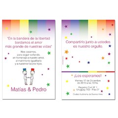 casamiento arte invitaciones weddings cards personalizada gay friendly