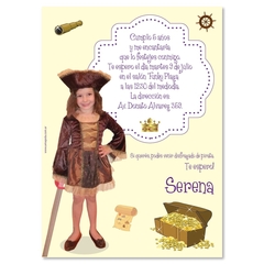invitaciones pirata princesas primer añito año circo circense juego bautismo cumpleaños agenda calendario hija hijo circo acróbatas tarjeta original acordeón casamiento tarjetas fotos historias amor quince años cards invitation chocolatines chocolates sou