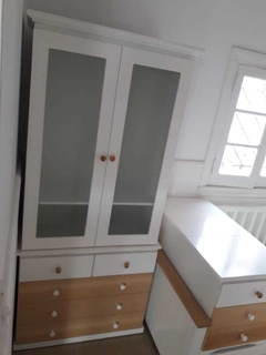Juego de Dormitorio Super Premium Combinado detalles madera - Nido de Polluelos