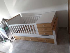 Juego de Dormitorio Super Premium Combinado detalles madera