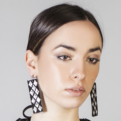 NEW IN! - AROS rectángulo "Colección Alahambra" - JOYA DE AUTOR - - BY NORMA RINAUDO