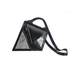 Cartera de cuero negro- Mini - Bandolera en internet