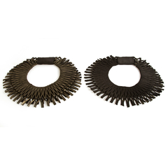 Collar Textil tricot.04 Plateado - comprar online