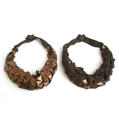 Collar Textil tricot Cobre (Tesel.01) - comprar online