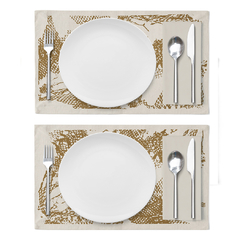 NEW IN! - SET DE 2 INDIVIDUALES - DECO - HOME - ESTAMPAS ORIGINALES - OBJETOS DE DISEÑO - comprar online