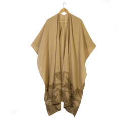RUANA "Colección Redes" - 100 % ALGODON - TRENDY – FASHION - ELEGANTE - ESTAMPAS ORIGINALES - shop.normarinaudo.tiendanube.com