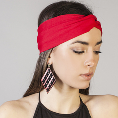 VINCHA EN TRICOT-LYCRA - ACCESORIOS DE DISEÑO - BY NORMA RINAUDO