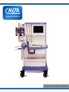 Maquina de Anestesia Narkomed 6000