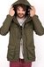 Parka Safari Rígida Verde Militar