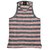Musculosa Esteban Rayas Roja-crudo-gris