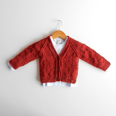 Cardigan Nuni - rojo (cochinilla) en internet