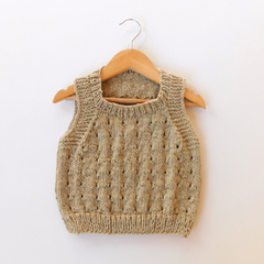 Chaleco Euria - beige verdoso (radal) - comprar online