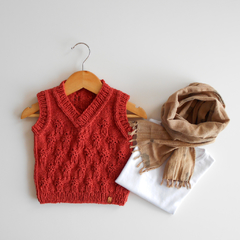 Chaleco Nuni - EntramadoSur. Moda infantil sostenible