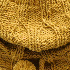 cuello gorro FLORESTA - color amarillo dorado maqui - tienda online