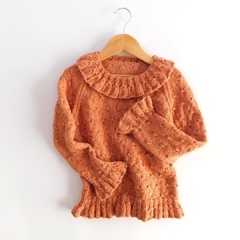 Sweater Fleuri - anaranjado