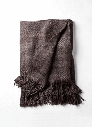 VALLE VERBENA THROW - GRAFITO - buy online