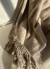 OTOÑO THROW JASPEADO-CAMEL