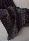 VALLE VERBENA THROW - GRIS + CHOCOLATE - buy online